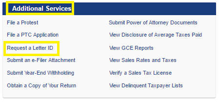 Revenue Online Services screenshot